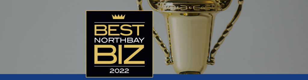 northbay biz award logo 2022 best insurance brokerage