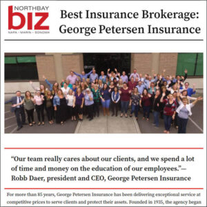 Best Insurance Brokerage Award 2022 Northbay Biz
